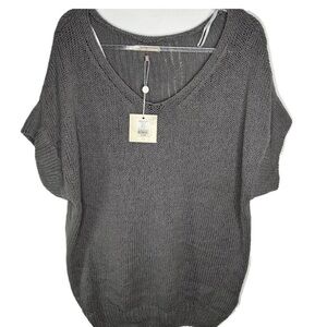 NWT SS Vneck knit XXL